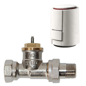 Ventilsats FVV med ställdon VSDNCM30 och 2-vägs rak reglerventil