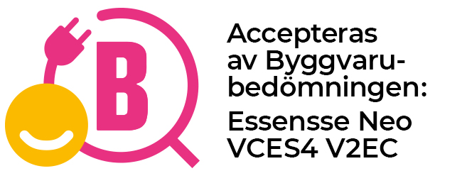 BVB – Essensse Neo 4 EC Accepteras av Byggvarubedömningen – logon