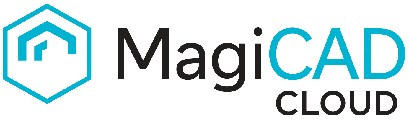Logo för MagiCAD CLOUD – blå, 2026